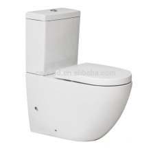 Toilette à deux pièces à lavabo haute qualité, couleur blanche, placard deux pièces